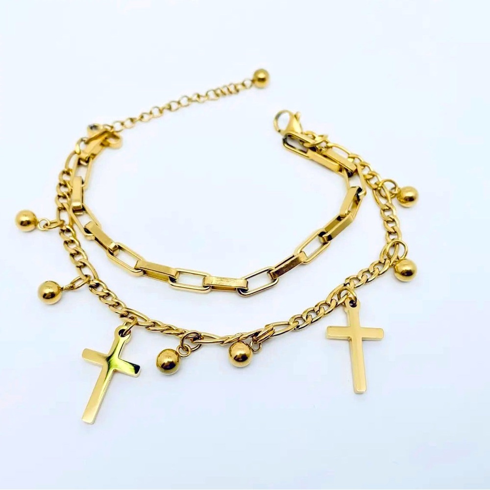 Walk with faith gold anklet | Vibrant Threads Boutique jewelry | NWT | gift